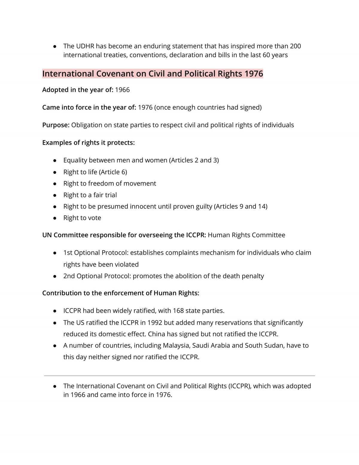 Human Rights Complete Study Notes - Page 13