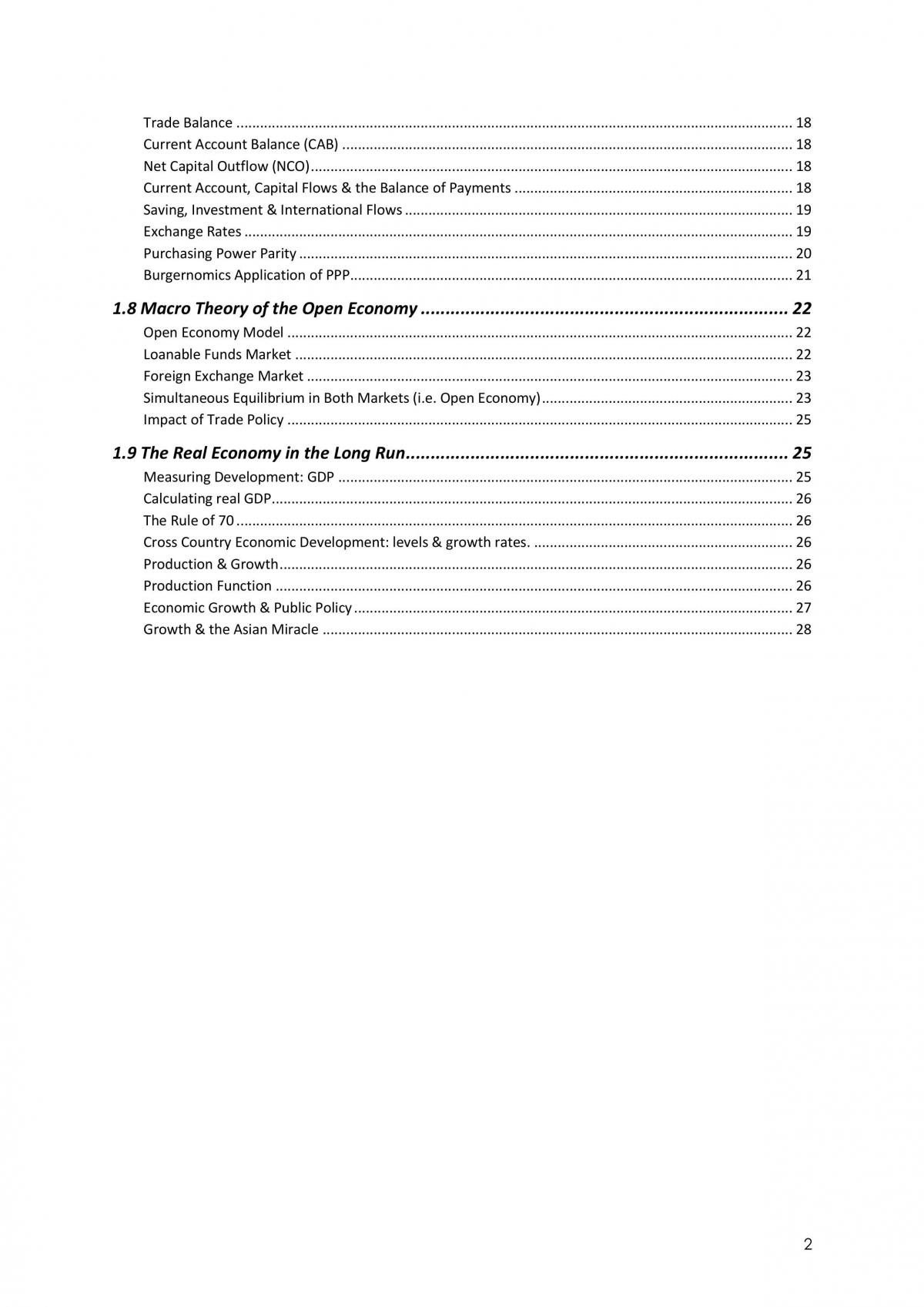 Principles of Macroeconomics Notes - Page 2