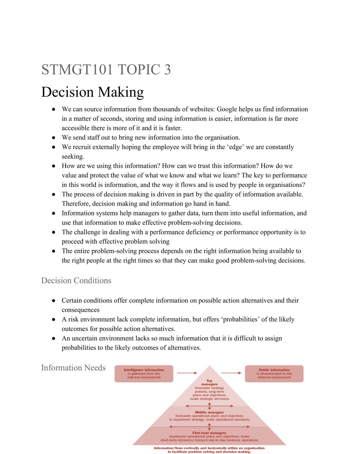 Complete Study Notes - STMGT101 - Page 13