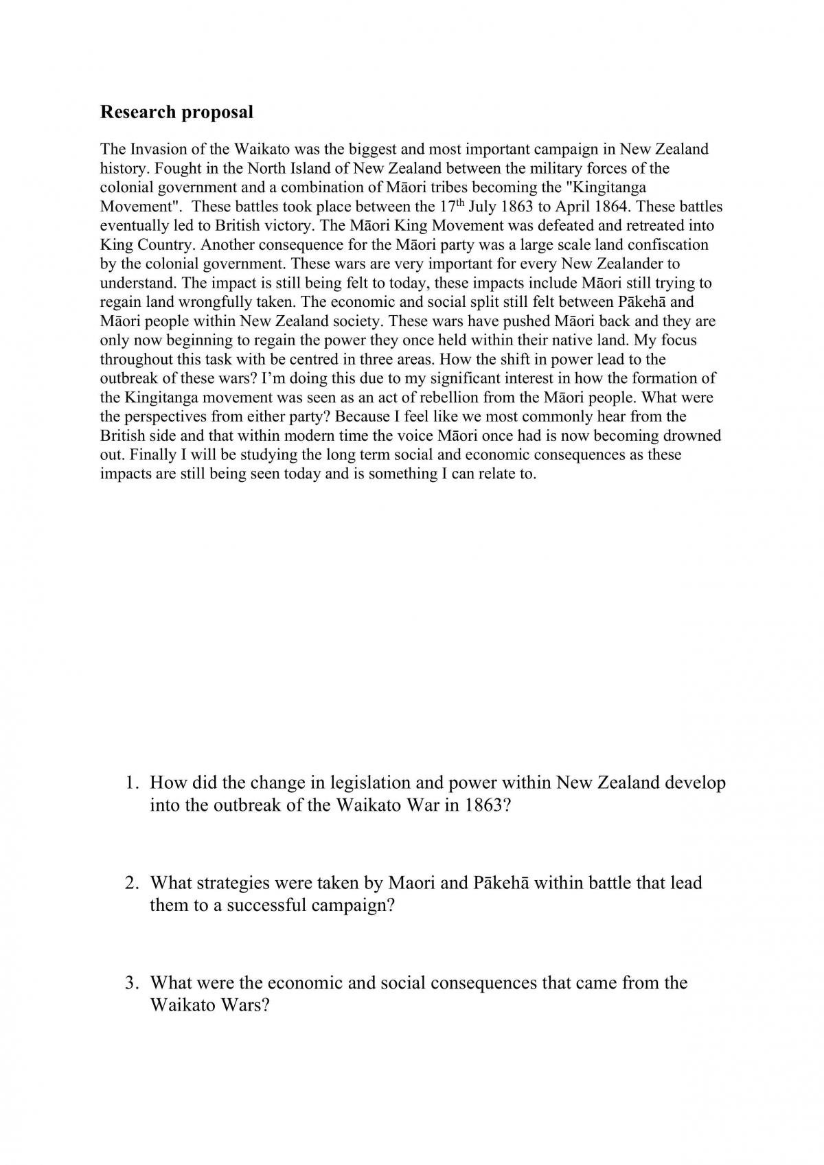 3.1 History 'The Waikato War' - Page 2