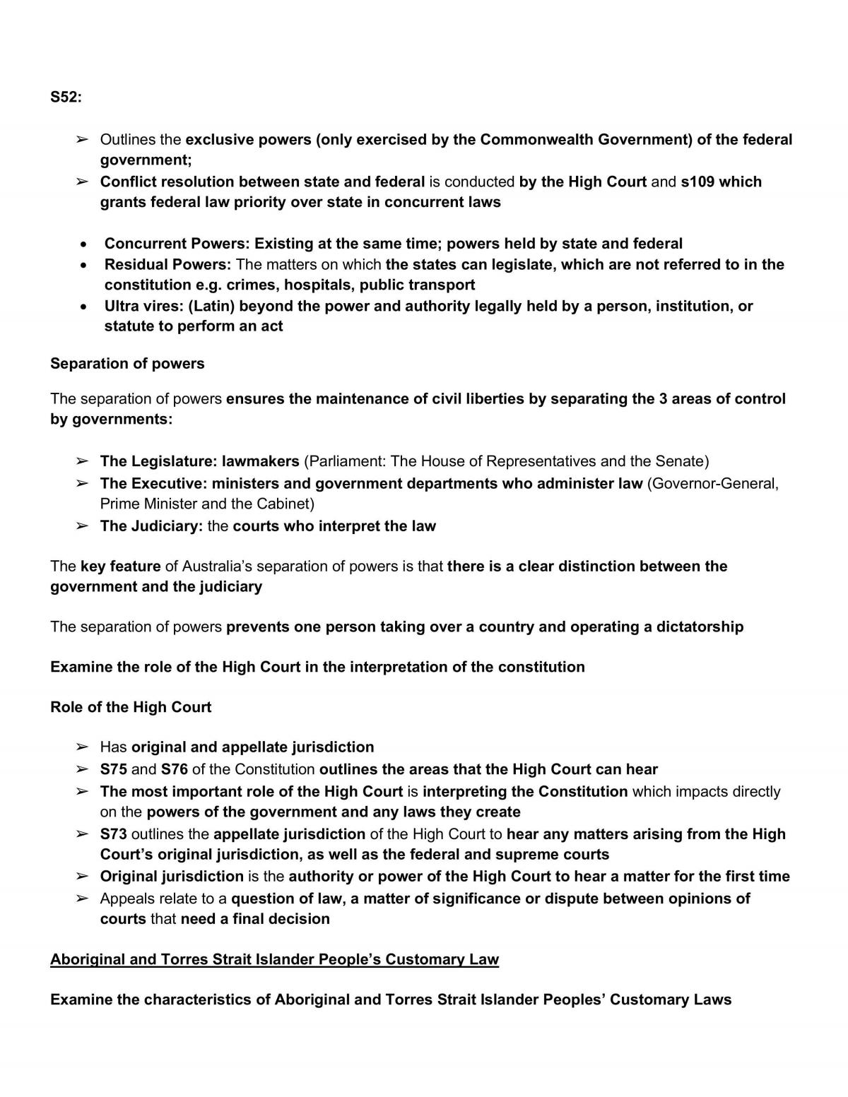 Complete Preliminary Legal Study notes - Page 6