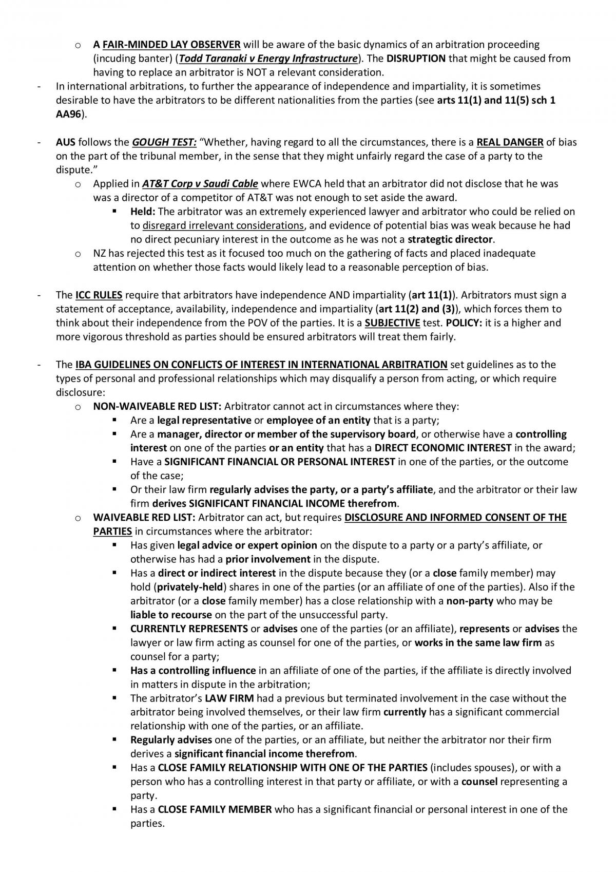 Commercial Arbitration Full Notes - Page 16