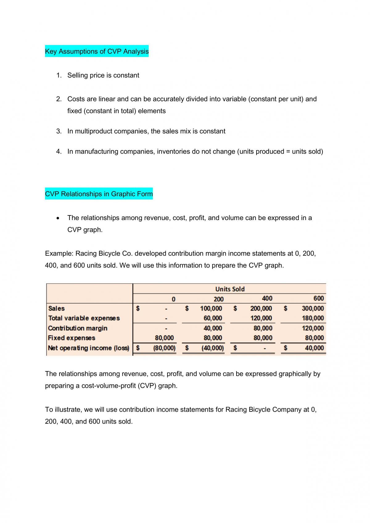 Management Accounting Week 1 to Week 11 Notes - Page 99