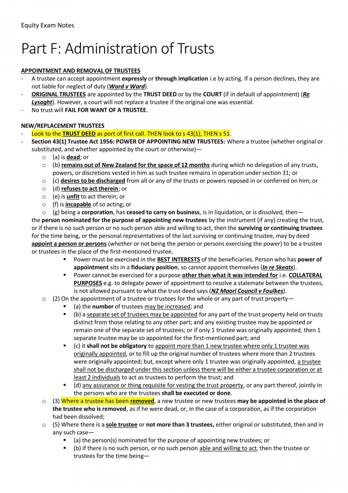Equity Law complete notes - Page 21