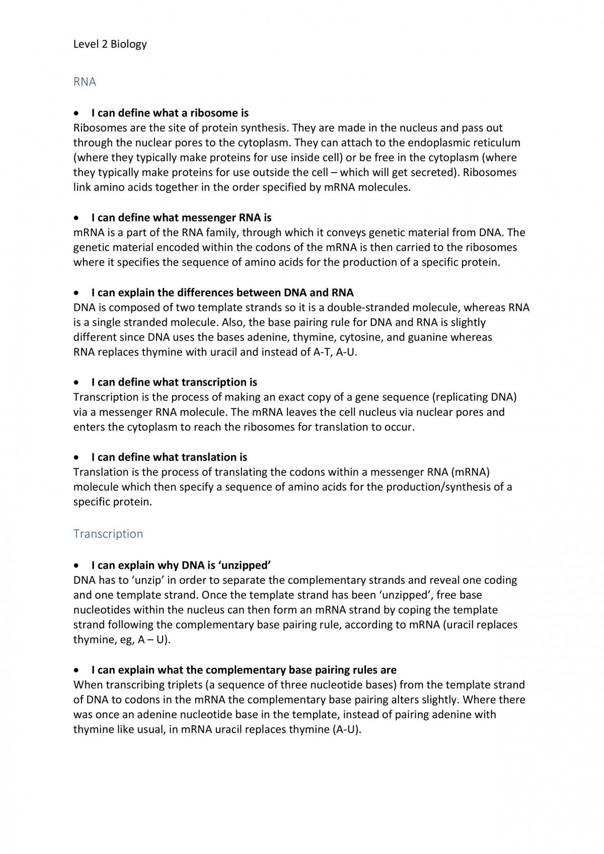 Level 2 Biology - Externals  - Page 10