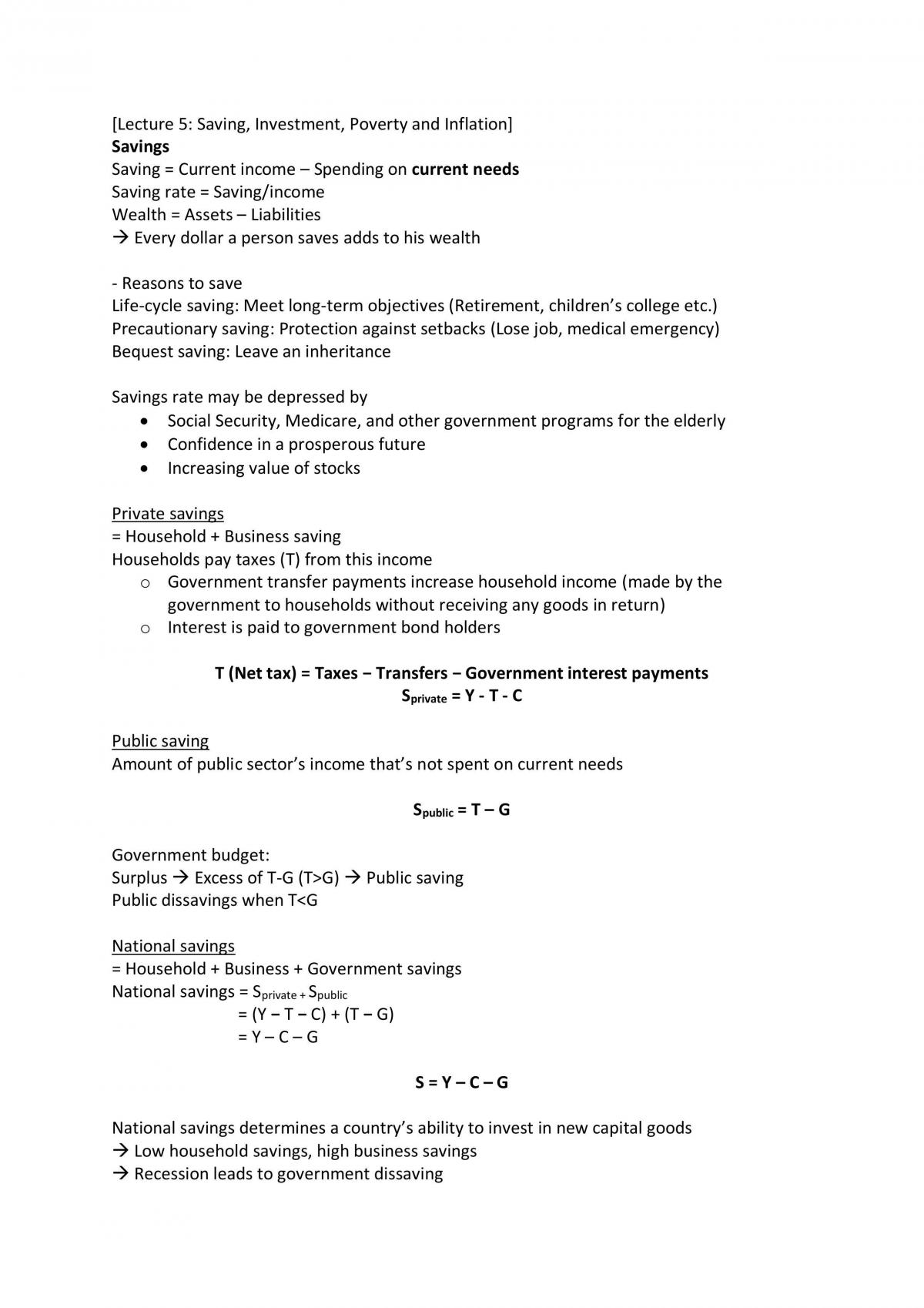 Complete study notes on BSP2701- Global Economy. - Page 21