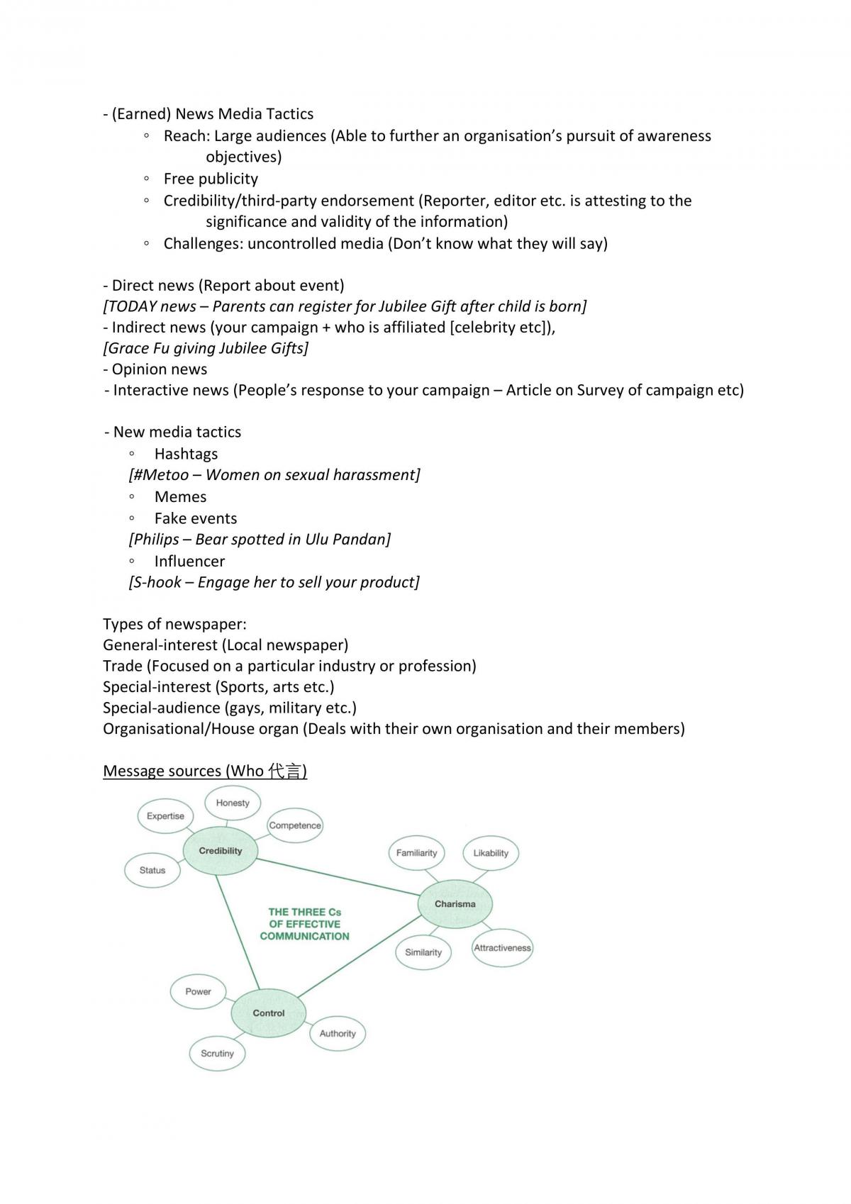 Complete study notes on NM1101 - Communications, New Media and Society - Page 20