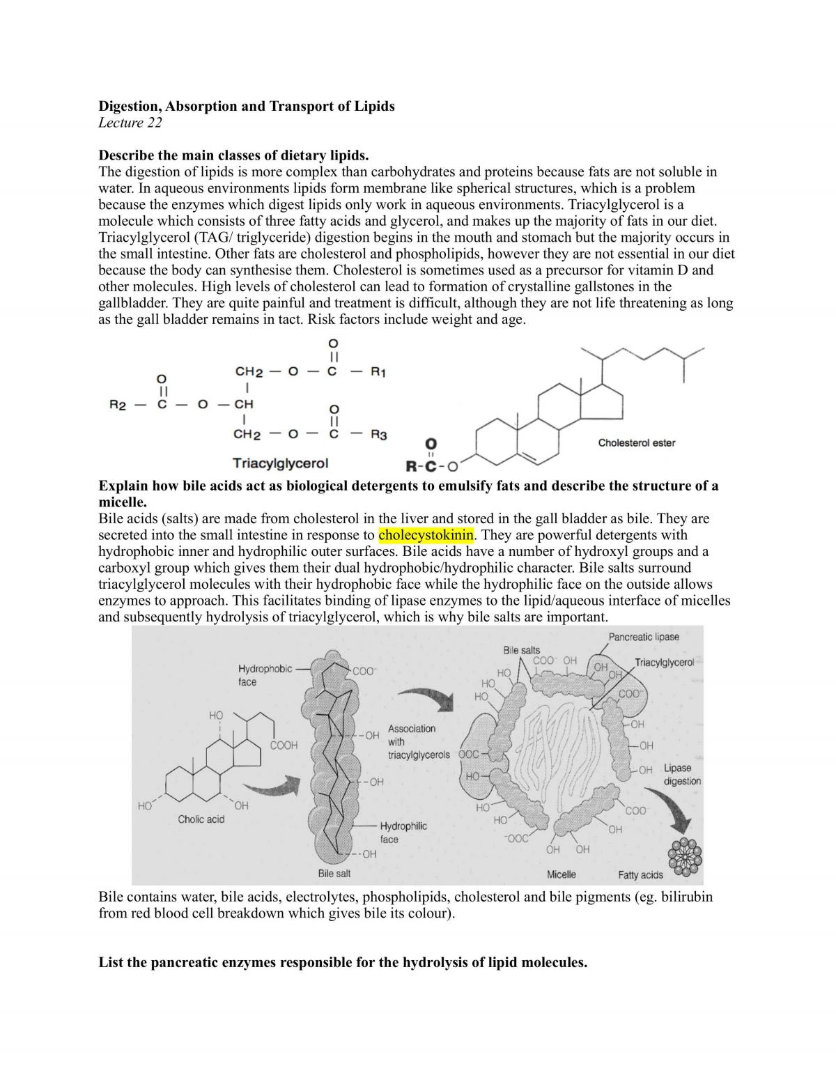 Complete BIOC192 (Foundations of Biochemistry) notes - Page 45