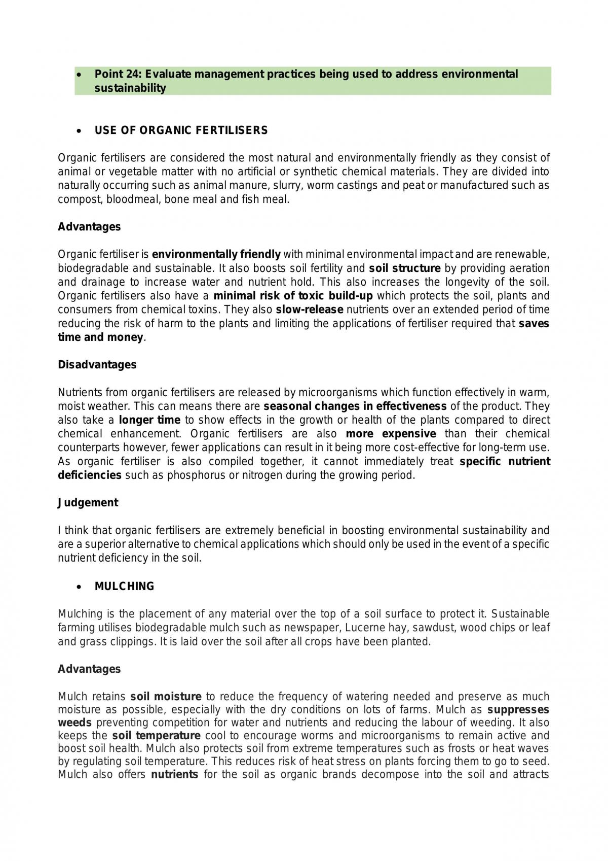 Unit 3: Farm Case Study Notes - Page 15