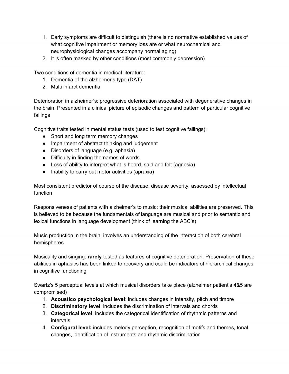 Introduction to the Practice of Music Therapy Entire Course Notes - Page 27
