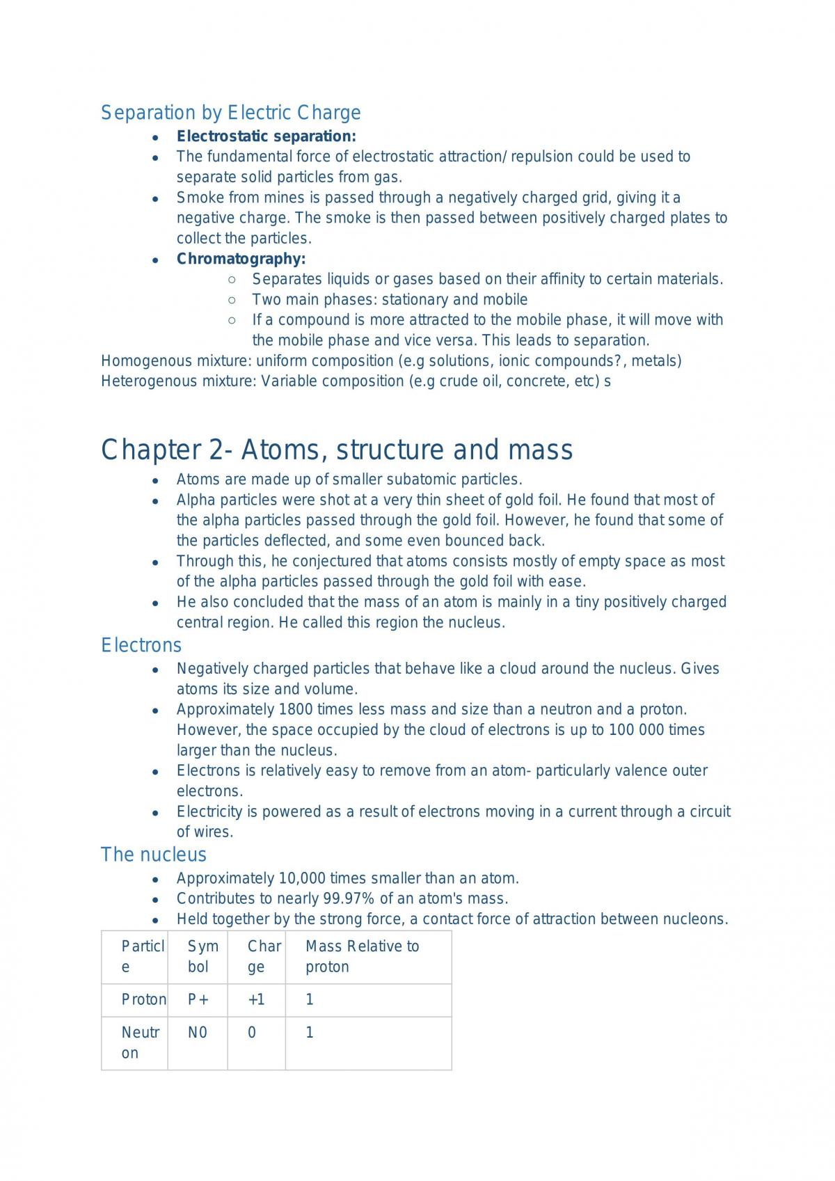 Complete Study Notes Chemistry Year 11 Unit 1 - Page 10