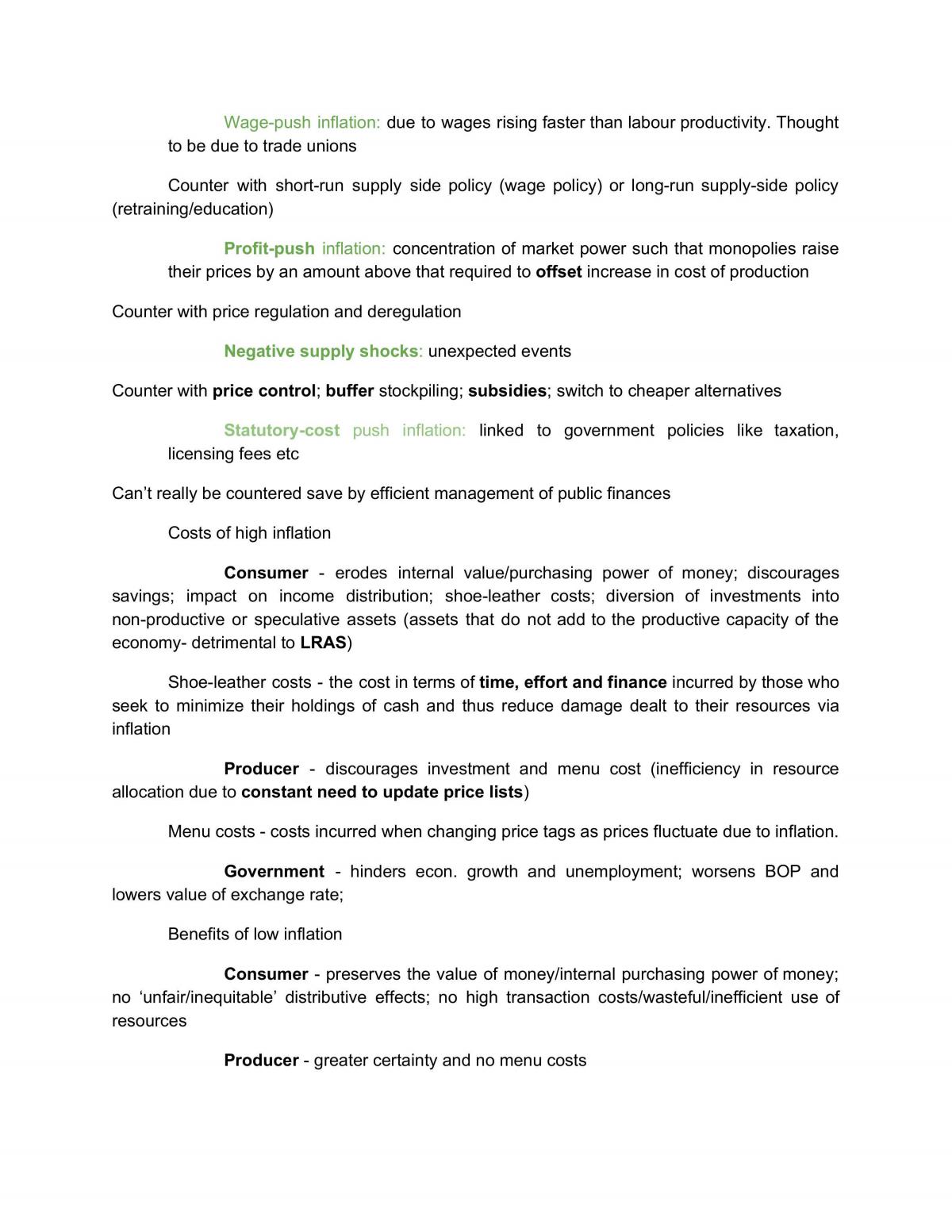 H2 Economics Notes - Page 15