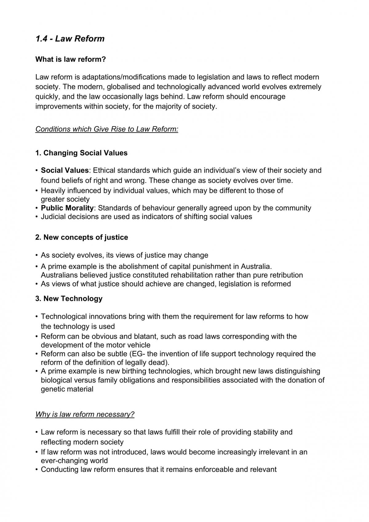 Legal Studies - Complete Study Notes  - Page 14