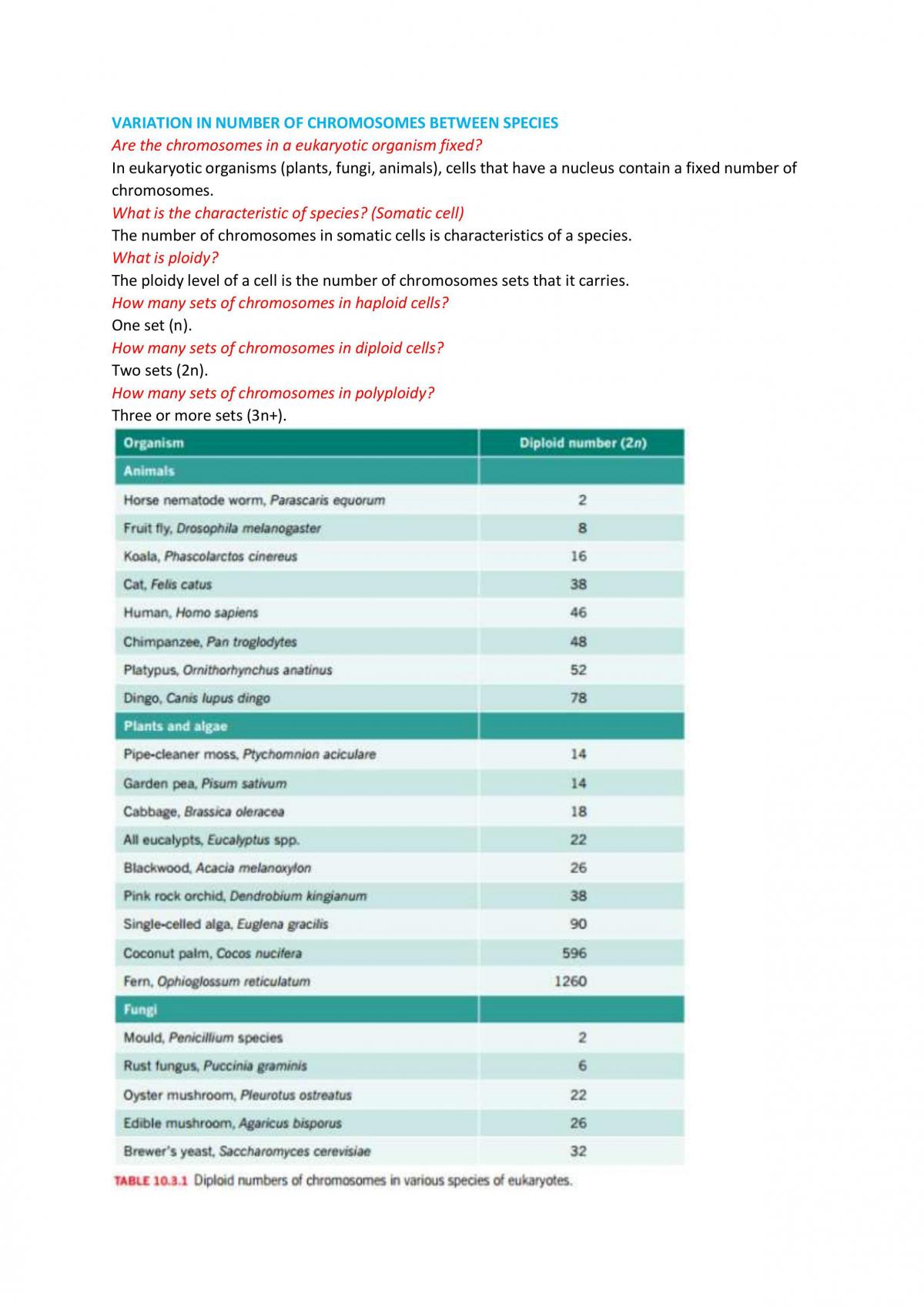 Unit 1&2 Biology Chapter 11 Study Notes - Page 13