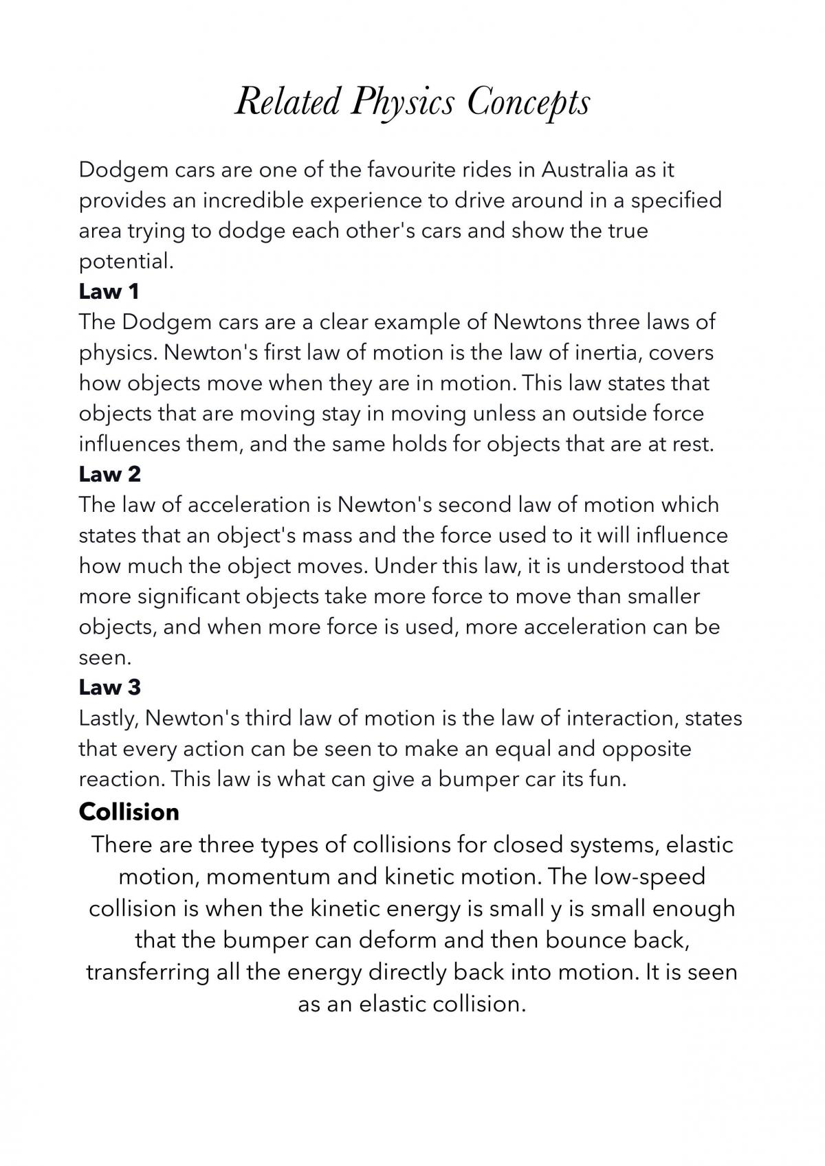 Physics Depth Study Luna Park - Page 2