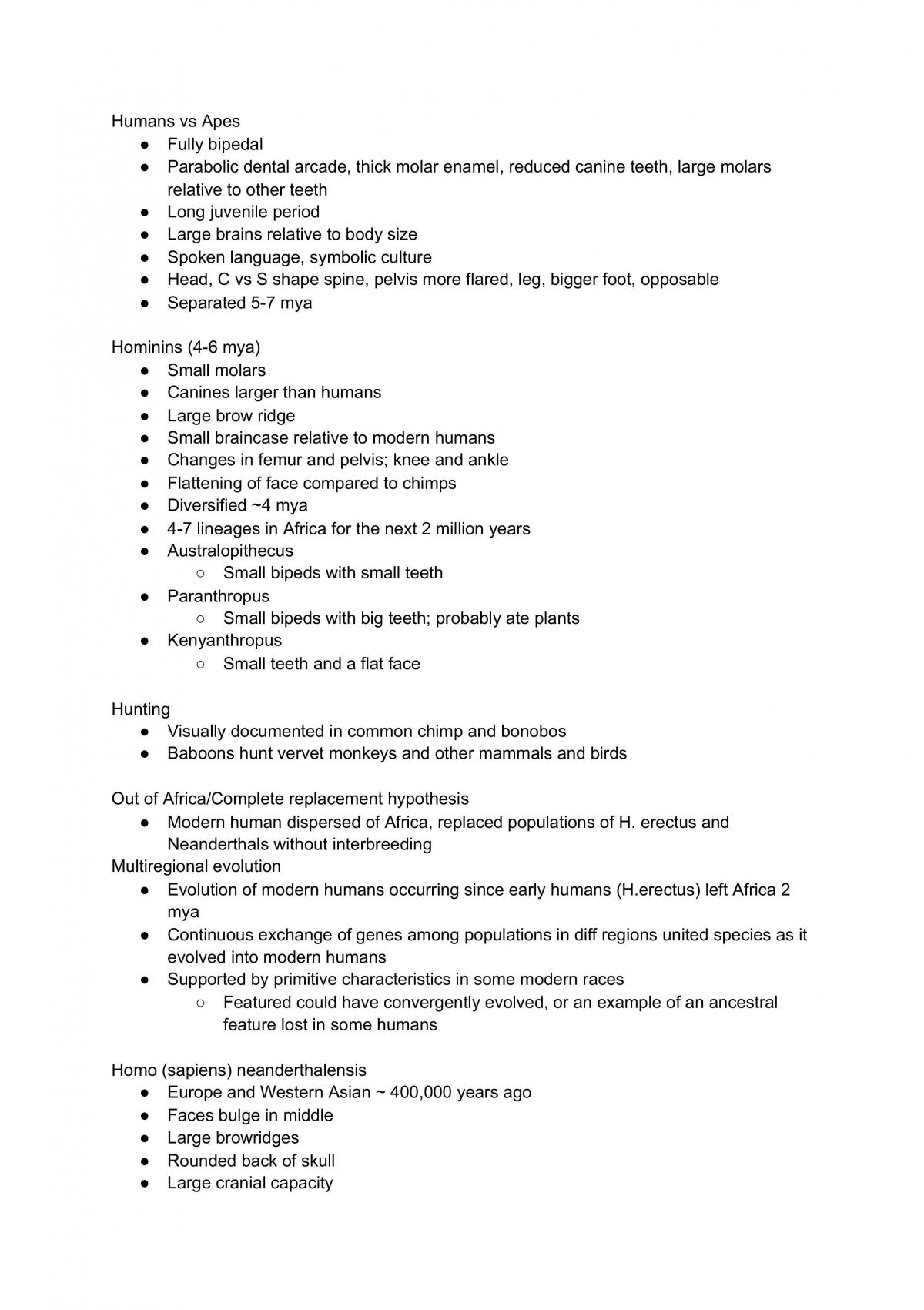 Bio 1M03 Study Notes - Page 24