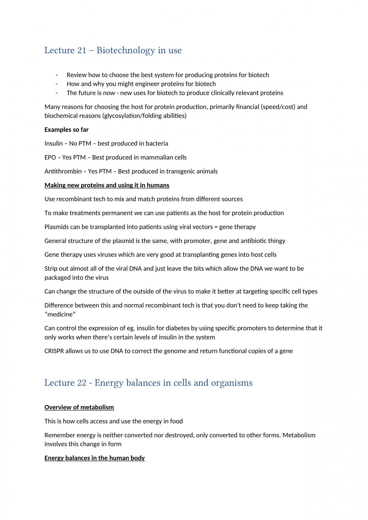BIOC192 (Foundations of Biochemistry) complete set of notes - Page 40