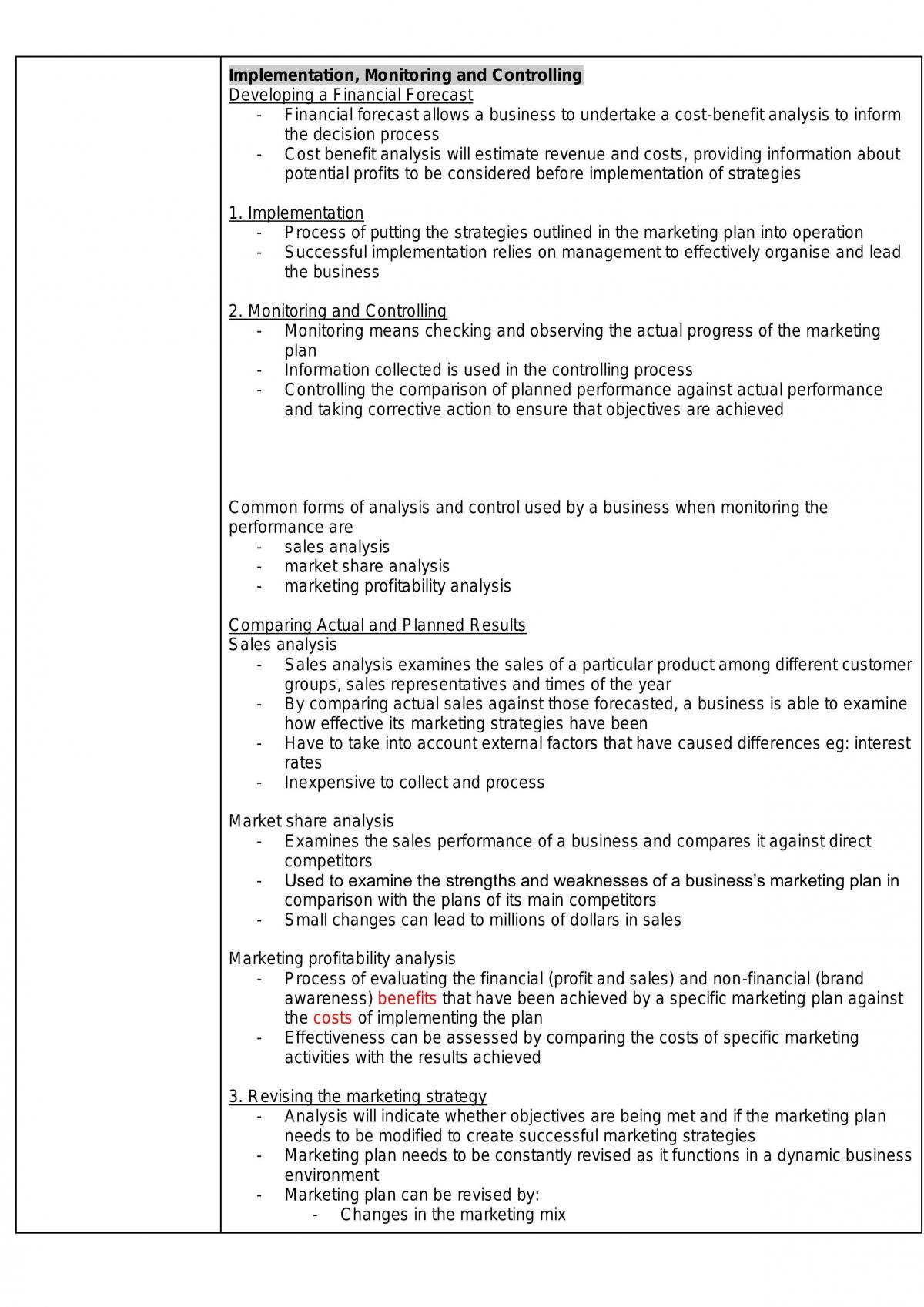 HSC Marketing Notes - Page 12