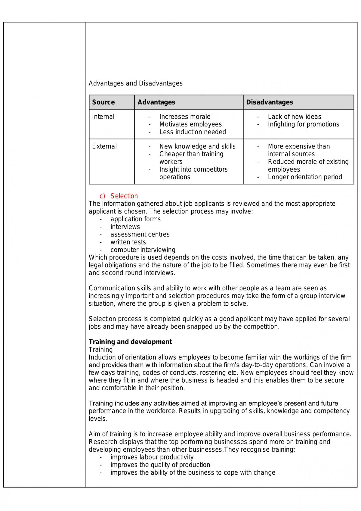 HSC Human Resources Notes - Page 16