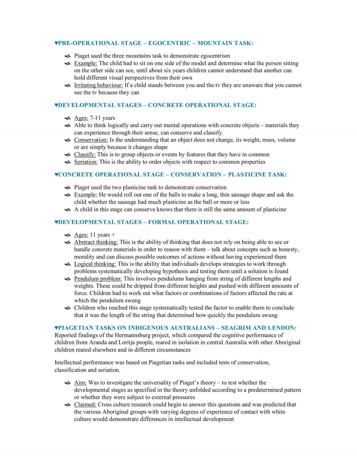 Psychology End Of Year Study Notes All Chapters - Page 25