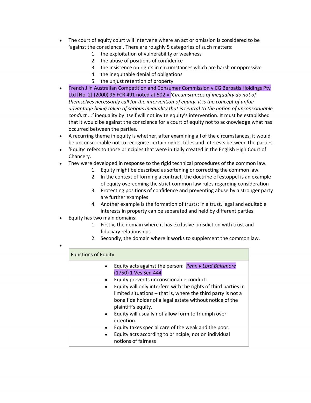 Equity and Trusts Notes - Page 2