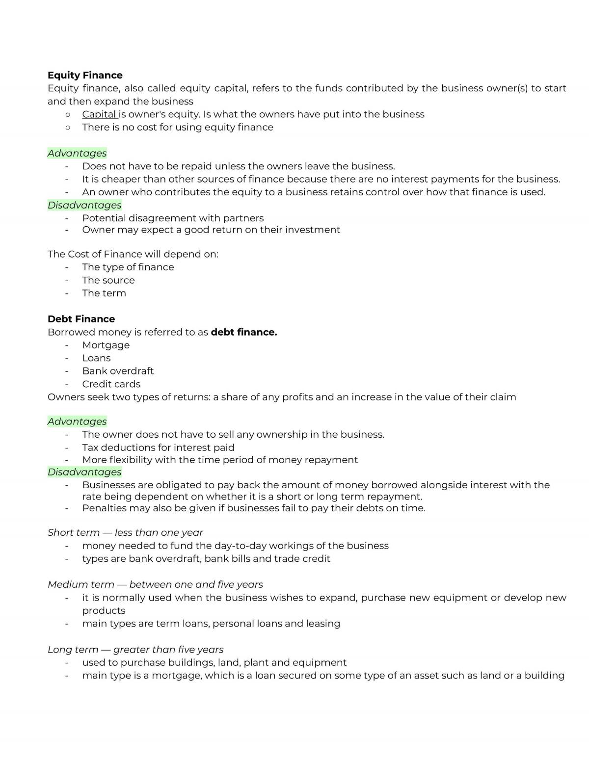 Business Studies Preliminary Notes - Page 27