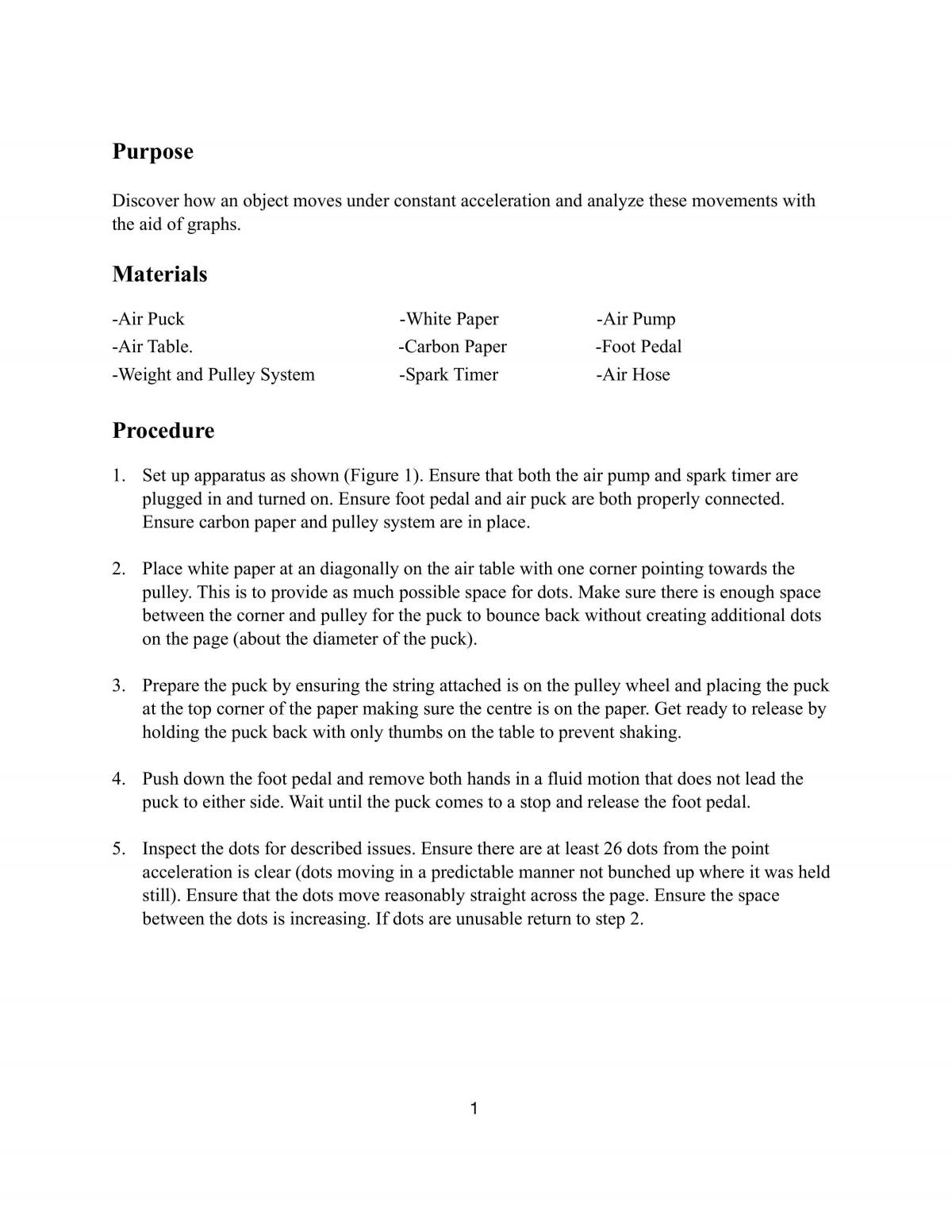 The Acceleration of an Air Puck - Page 2