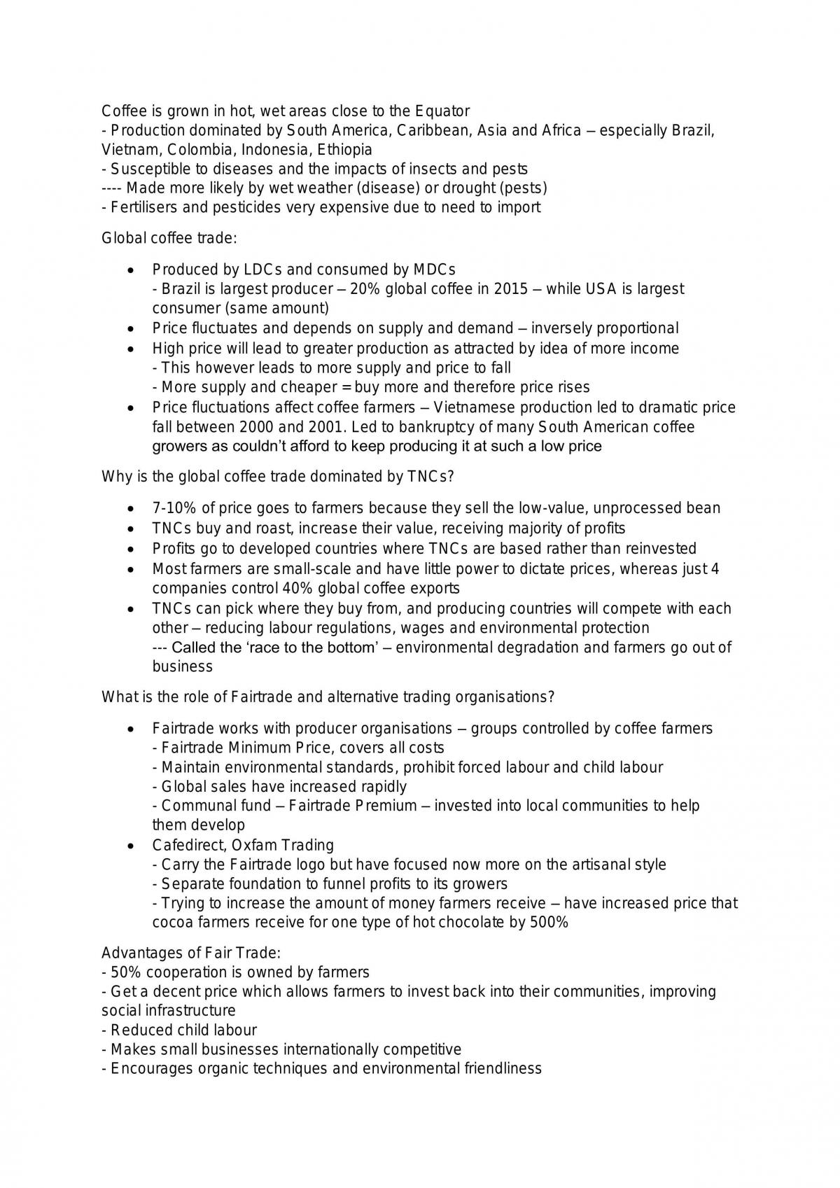 Global Systems and Governance A Level Geography Notes - Page 13