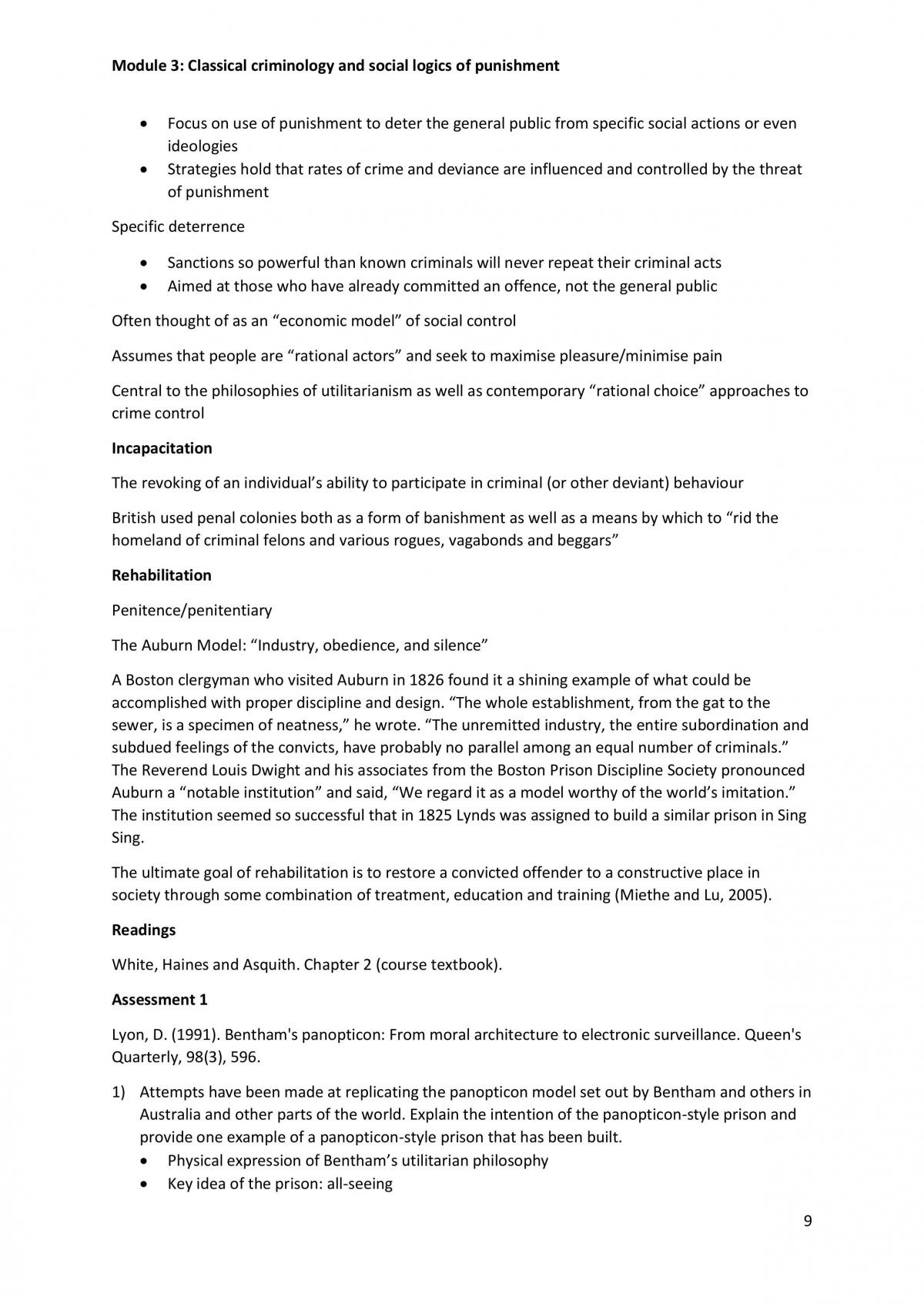 2007CCJ Sociology of Crime Complete Study Notes - Page 32