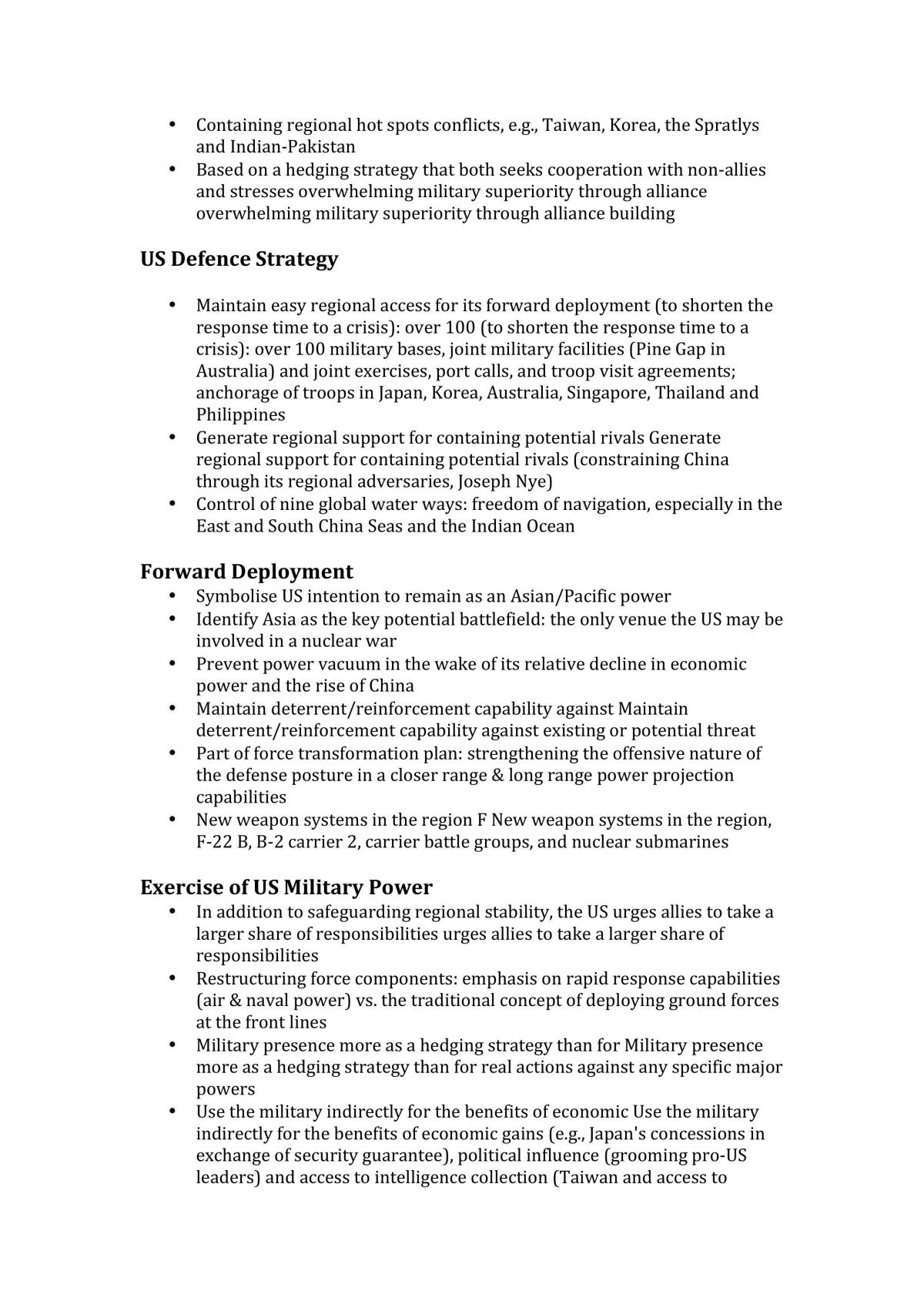 Complete GOVT1105 Semester 1 2014 Notes - Page 30