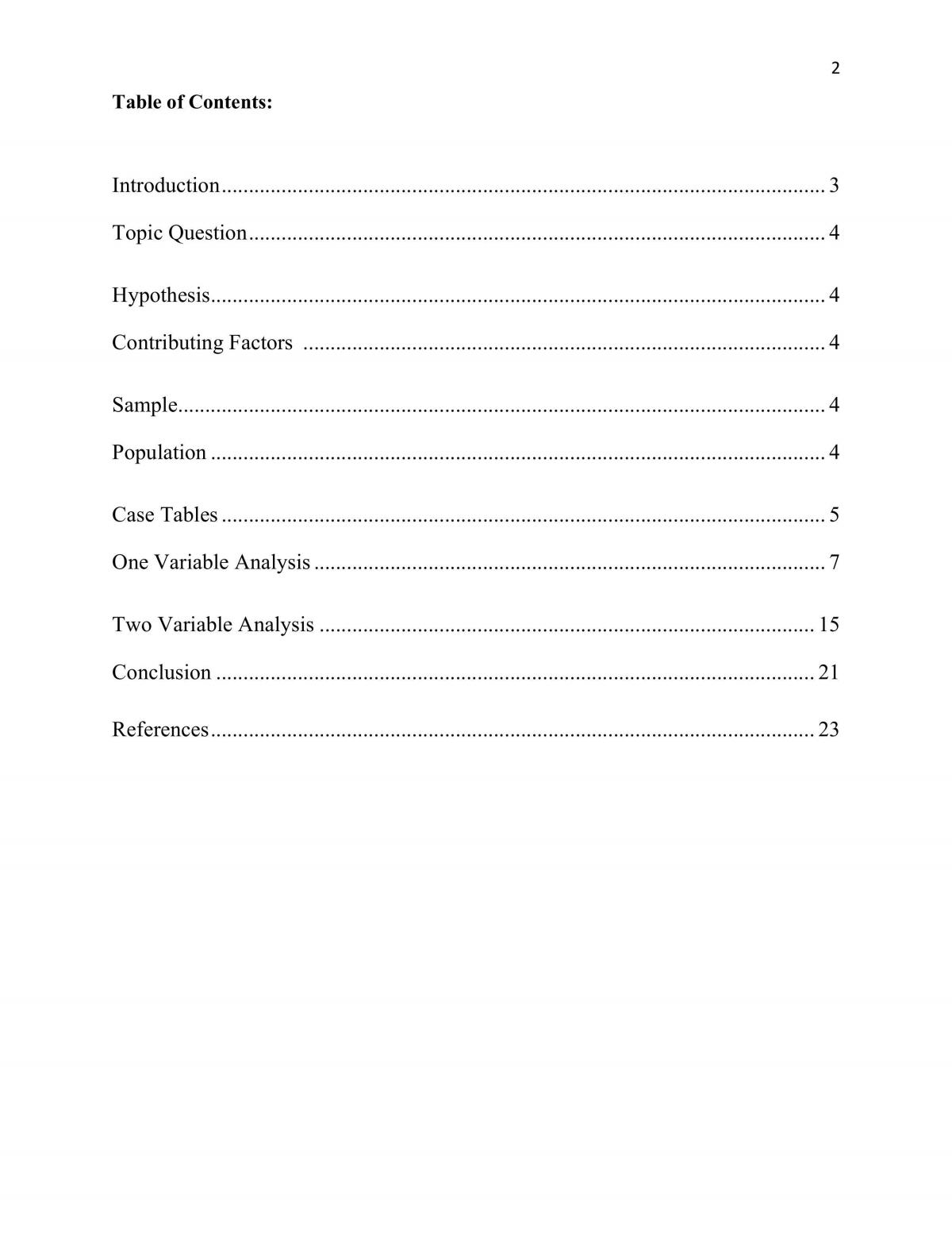 Data Cumulative Project - Page 2
