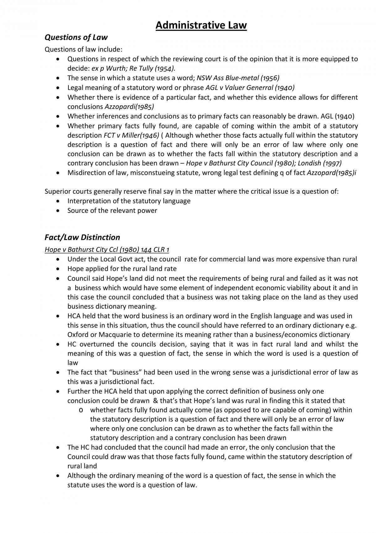 Full Administrative Law exam notes - Page 52