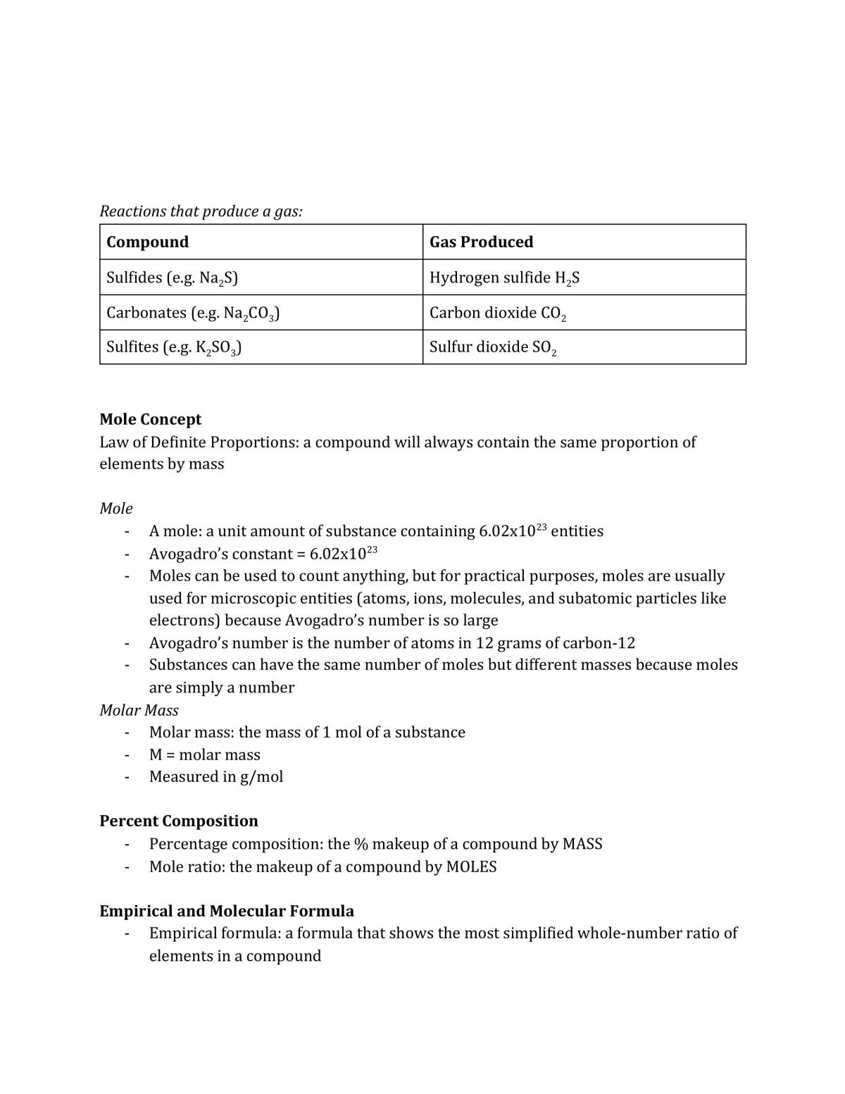 Complete Chemistry Study notes - Page 10