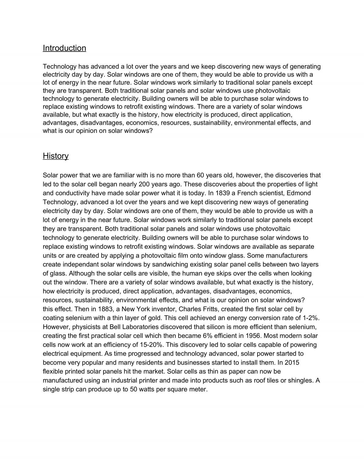 Power Option Project (Solar Windows) - Page 2