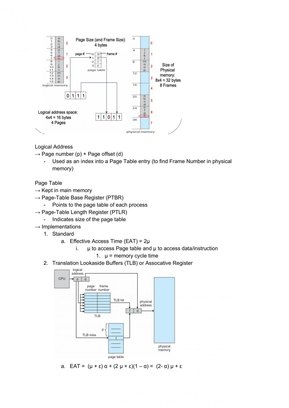 CZ2005 Operating Systems - Summary Notes - Page 20