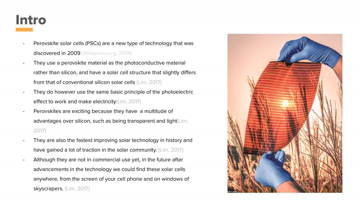 Perovskite Solar Cells Project - Page 2