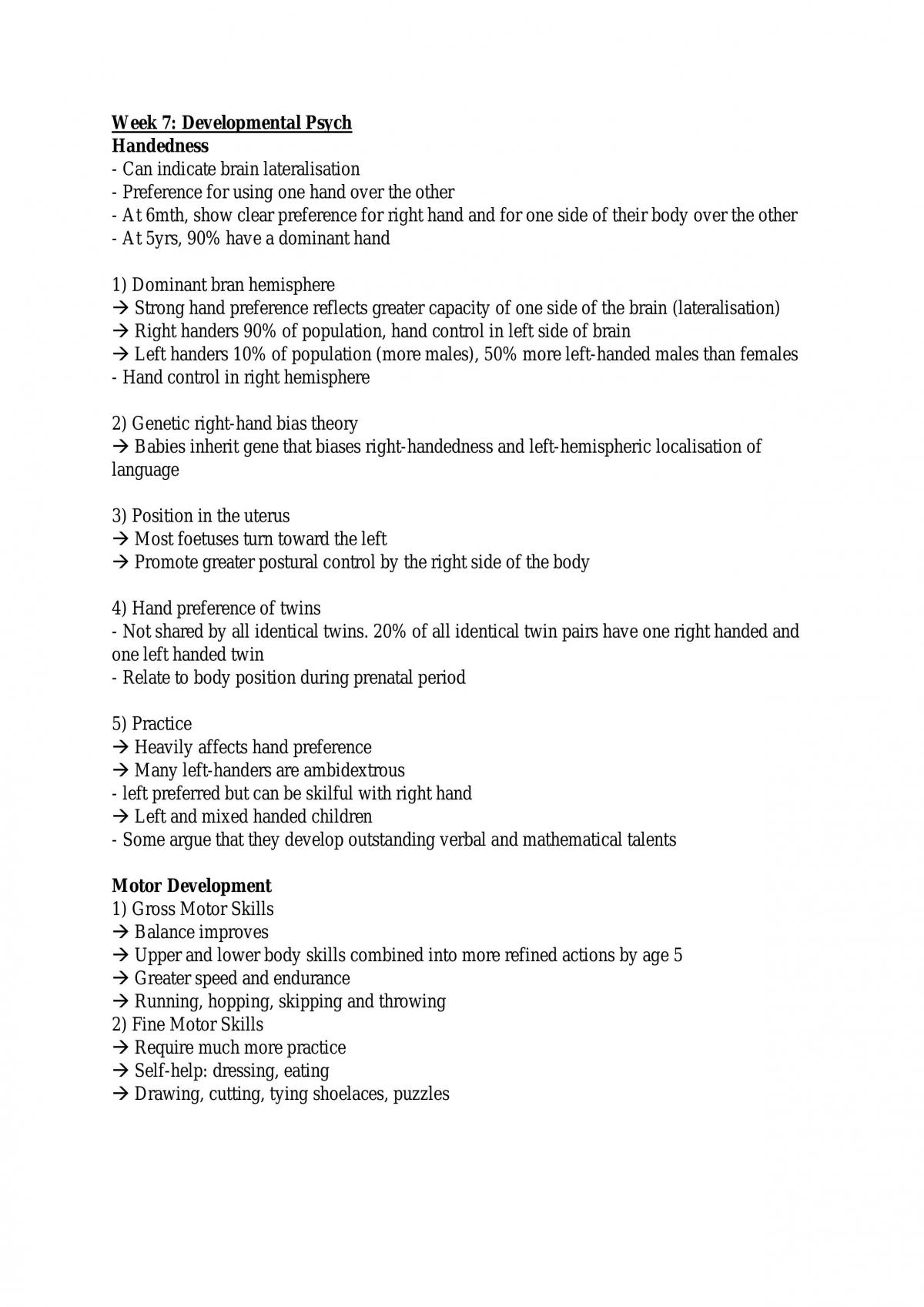 Developmental Psychology Notes - Page 62