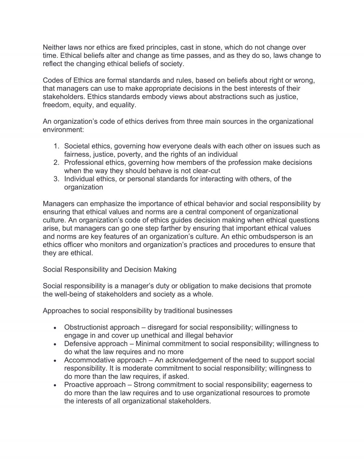 Introduction to Management Functions MGM101 Notes - Page 16