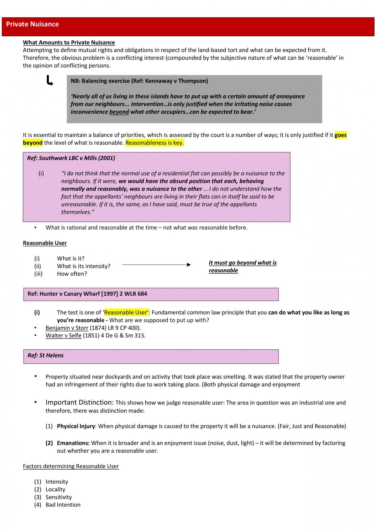 Tort Study Notes - Page 42