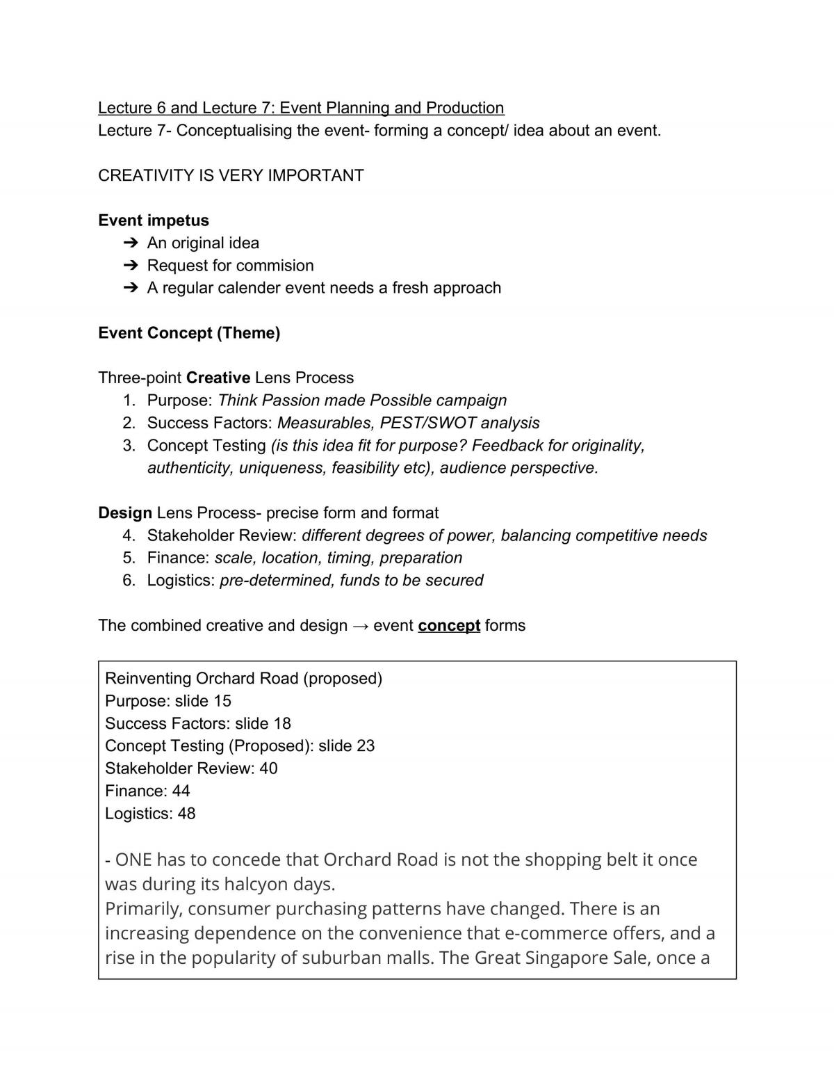 Events Management notes - Page 22