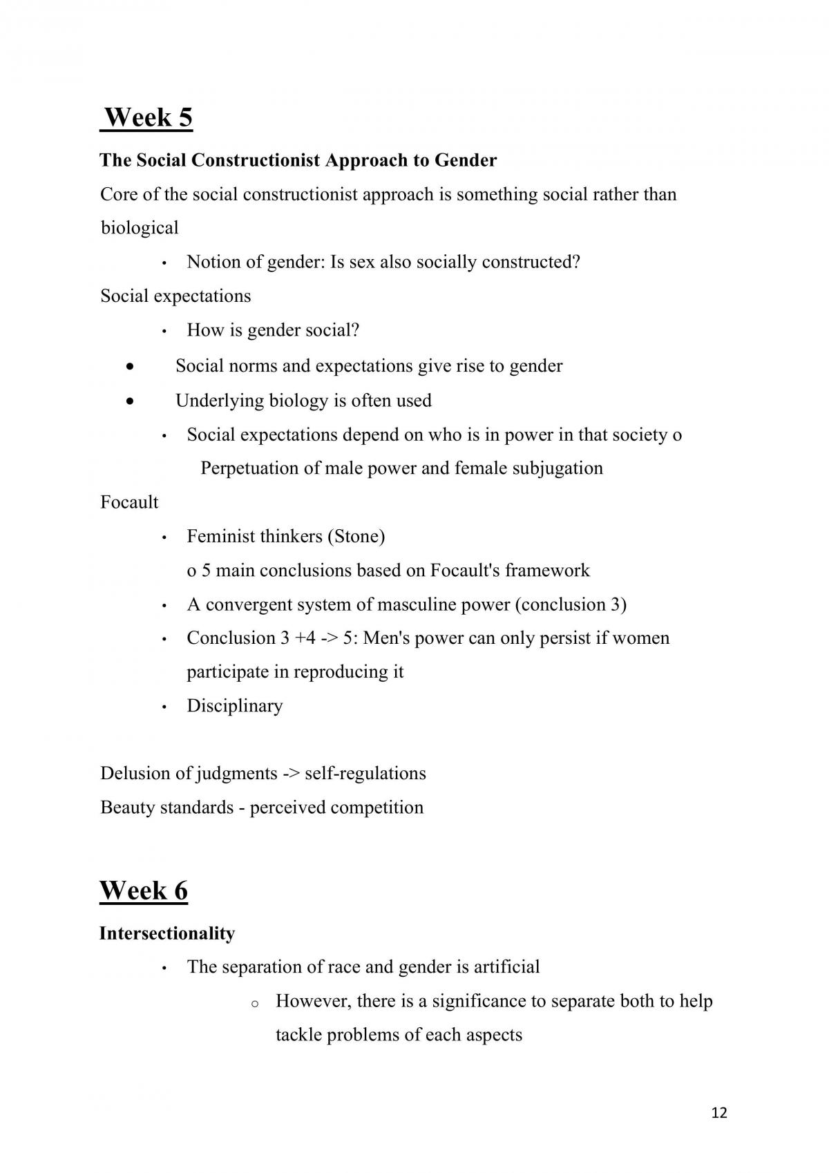 HY3021 Philosophy of Race and Gender Notes - Page 12