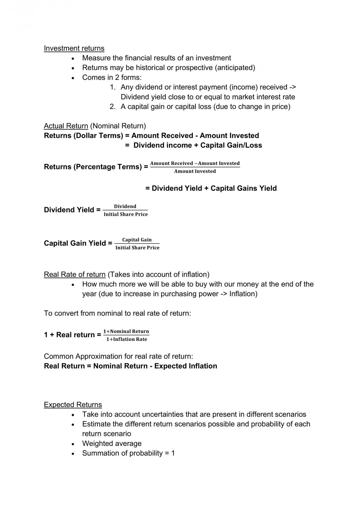 FIN2704 Summary Notes - Page 25