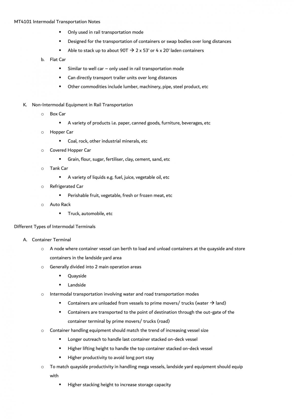MT4104 Intermodal Transportation  - Page 20