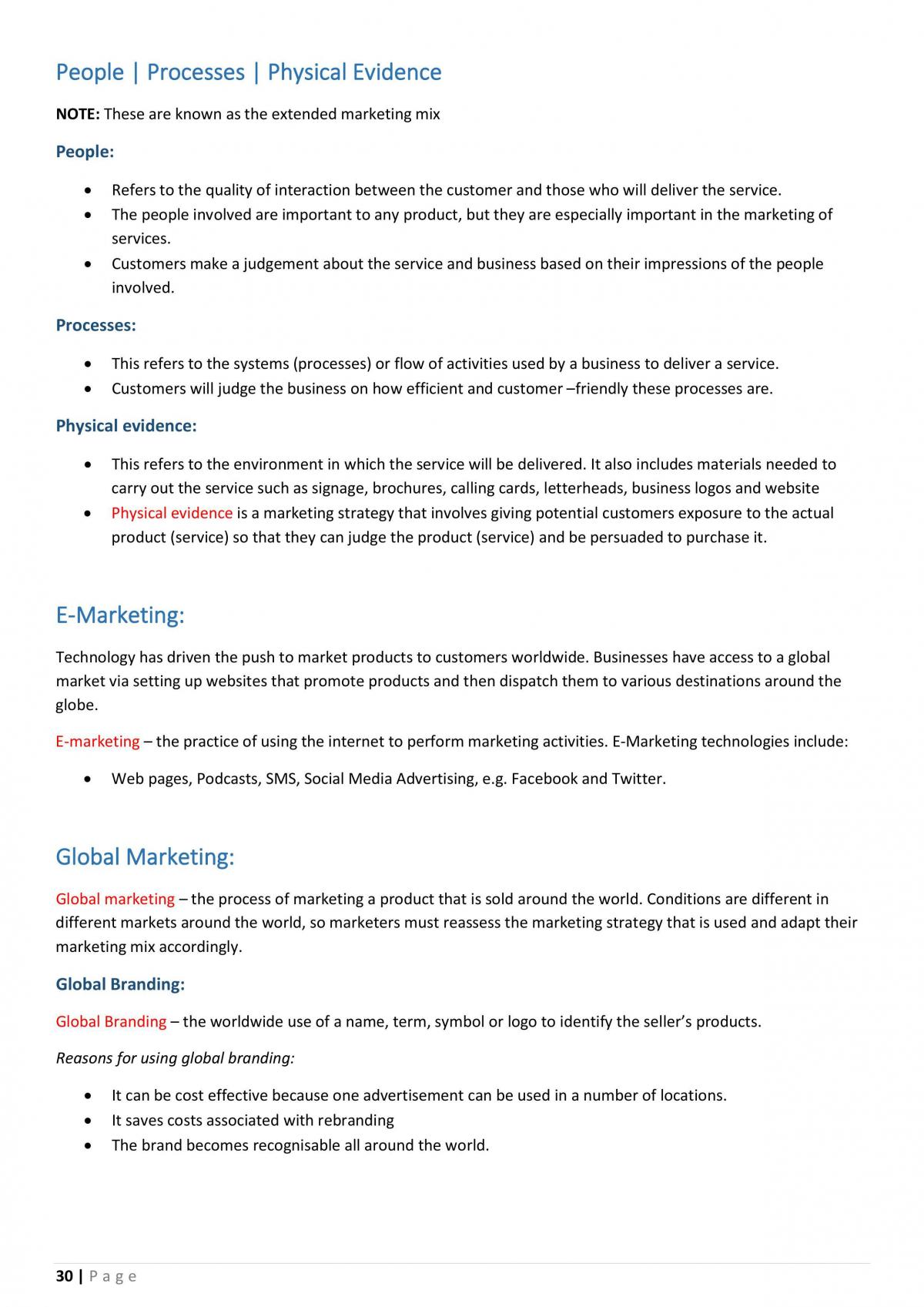 Complete Business Studies Notes - Page 31