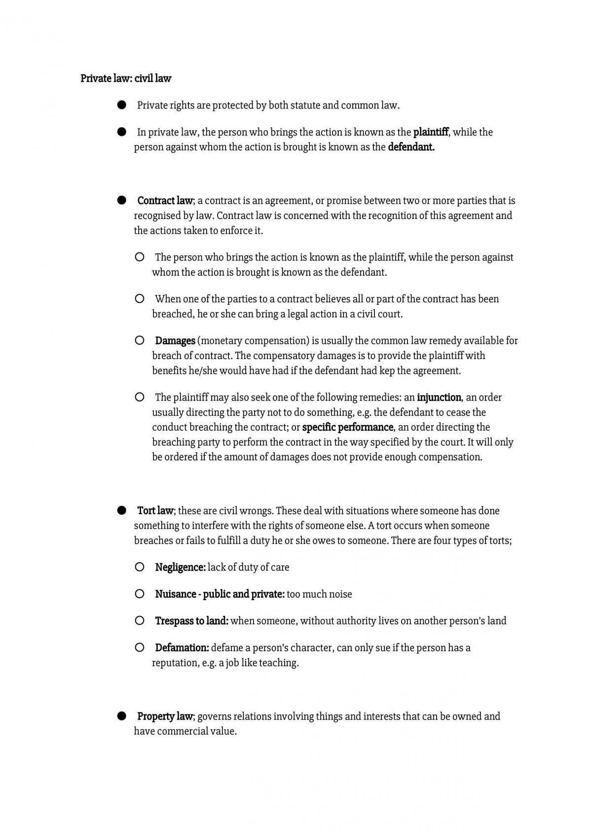 The Legal System Complete Study Notes  - Page 16