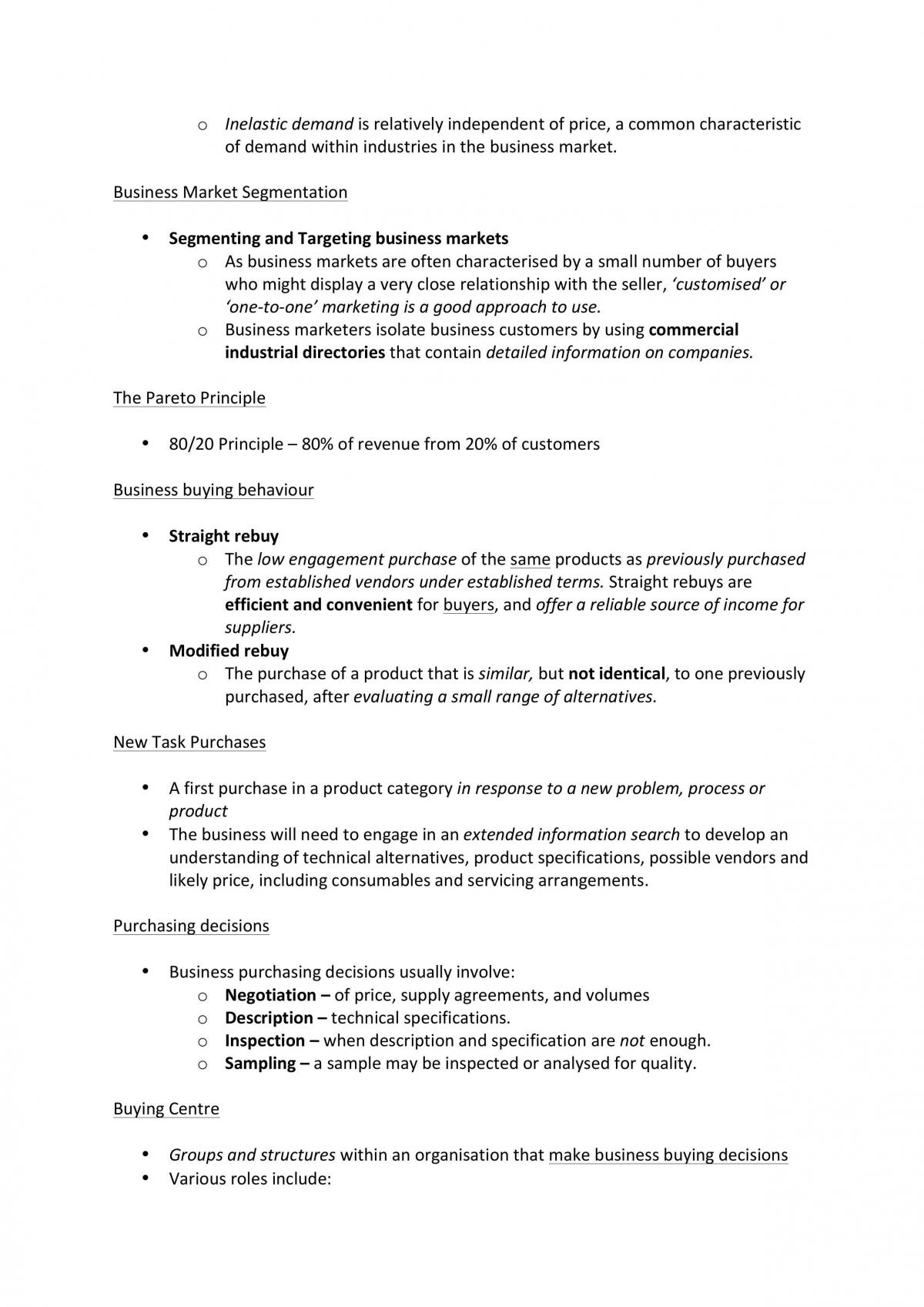 Marketing Foundation Notes - Page 17