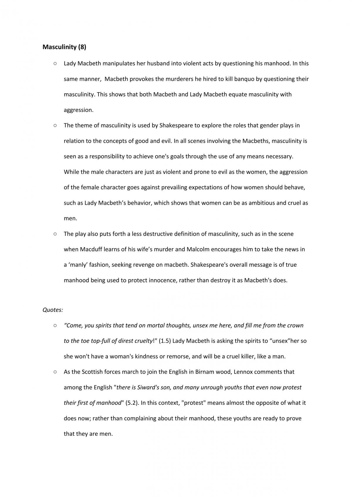 Macbeth Full Notes - Page 10