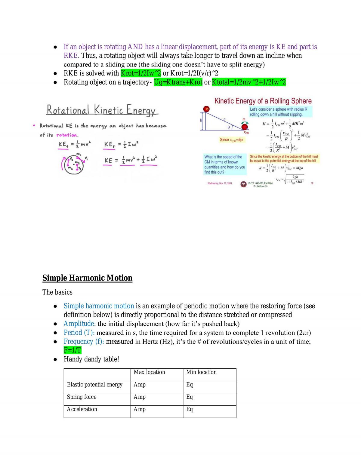 Physics 121 Notes - Page 11