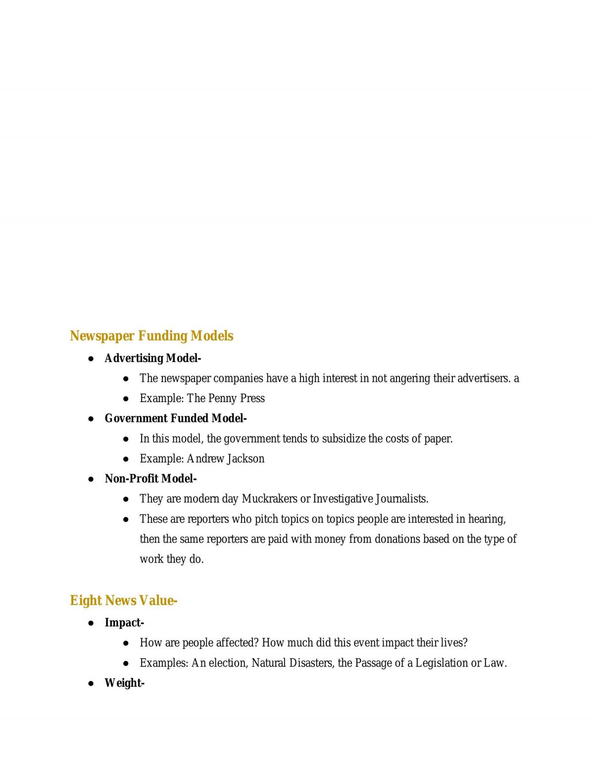 Journalism 120 Notes  - Page 10