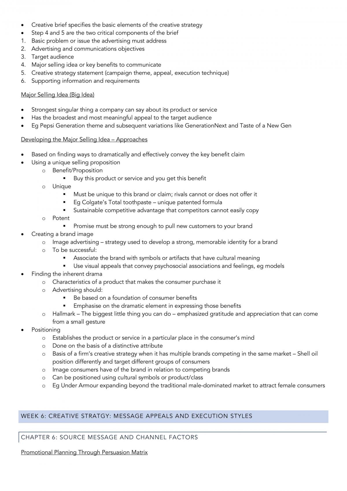 Compilation of Notes for Advertising Strategies - Page 30